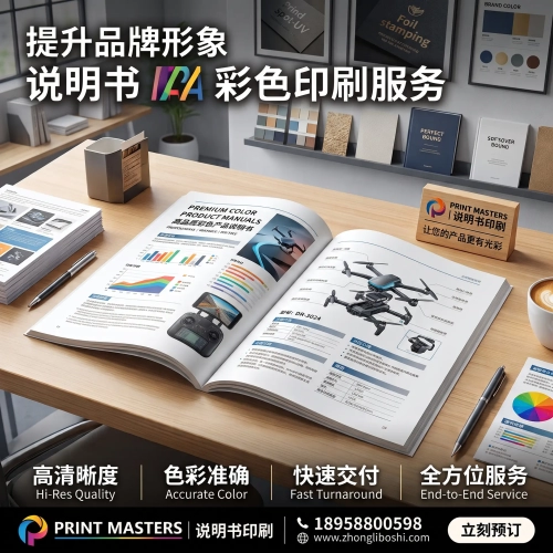 产品彩色说明书专印