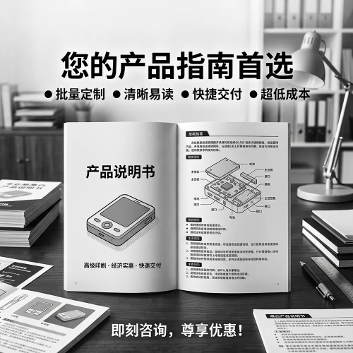 产品黑白说明书专印